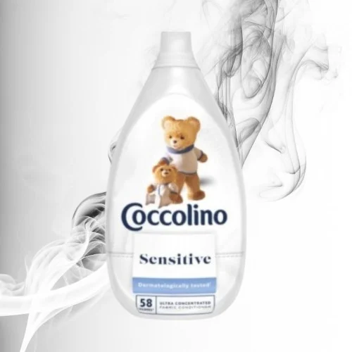 Coccolino Balsam de Rufe Concentrat 58 spalari Sensitive 870 ml